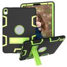 For iPad Pro 11 (2018) Shockproof PC + Silicone Protective Case，with Holder(Black Yellow Green) - 1