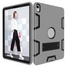 For iPad Pro 11 (2018) Shockproof PC + Silicone Protective Case，with Holder(Gray Black) - 2