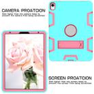 For iPad Pro 11 (2018) Shockproof PC + Silicone Protective Case，with Holder(Green Rose) - 5