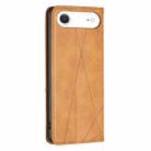 For iPhone 17 Air Rhombus Texture Magnetic Leather Phone Case(Yellow) - 3