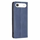 For iPhone 17 Air Rhombus Texture Magnetic Leather Phone Case(Blue) - 3