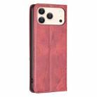 For iPhone 17 Pro Max Rhombus Texture Magnetic Leather Phone Case(Red) - 3
