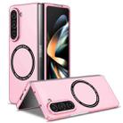 For Samsung Galaxy Z Fold5 Magsafe Magnetic Folding PC Phone Case(Pink) - 1