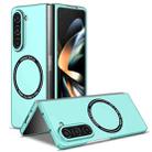 For Samsung Galaxy Z Fold5 Magsafe Magnetic Folding PC Phone Case(Light Blue) - 1
