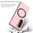 For Samsung Galaxy Z Fold6 5G Magsafe Magnetic Folding PC Phone Case(Pink) - 3