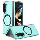 For Samsung Galaxy Z Fold6 5G Magsafe Magnetic Folding PC Phone Case(Light Blue) - 1