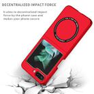 For Samsung Galaxy Z Flip6 5G Magsafe Magnetic Folding PC Phone Case(Red) - 2