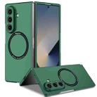 For Samsung Galaxy Z Fold7 5G Magsafe Magnetic Folding PC Phone Case(Green) - 1