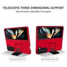 For Samsung Galaxy Z Fold6 5G Three-dimensional Folding Holder PC Phone Case(Red) - 3