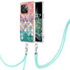 For OnePlus 10T 5G/Ace Pro Electroplating IMD TPU Phone Case with Lanyard(Colorful Scales) - 1