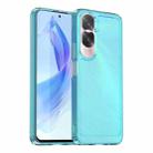 For Honor 90 Lite Candy Series TPU Phone Case(Transparent Blue) - 1