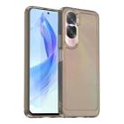 For Honor 90 Lite Candy Series TPU Phone Case(Transparent Grey) - 1