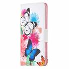 For iPhone 16 Pro Max Colored Drawing Pattern Leather Phone Case(Butterflies) - 3