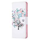 For iPhone 16 Pro Colored Drawing Pattern Leather Phone Case(Tree) - 3