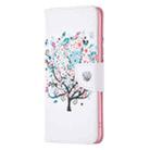 For iPhone 16 Colored Drawing Pattern Leather Phone Case(Tree) - 3