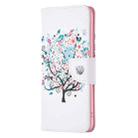 For iPhone 16 Plus Colored Drawing Pattern Leather Phone Case(Tree) - 3