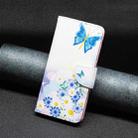 For iPhone 16 Plus Colored Drawing Pattern Leather Phone Case(Butterfly Love) - 2