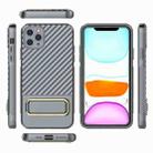For iPhone 11 Pro Wavy Textured Phone Case(Grey) - 2