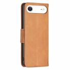 For iPhone 17 Air Lambskin Texture Pure Color Flip Leather Phone Case(Yellow) - 3