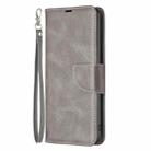 For iPhone 17 Pro Lambskin Texture Pure Color Flip Leather Phone Case(Grey) - 2