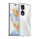 For Honor 90 Pro Colorful Series Acrylic Hybrid TPU Phone Case(Transparent) - 1