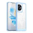 For Honor 100 Colorful Series Acrylic Hybrid TPU Phone Case(Blue) - 1