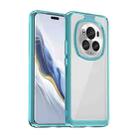 For Honor Magic6 Pro 5G Colorful Series Acrylic Hybrid TPU Phone Case(Transparent Blue) - 1