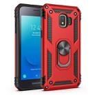 For Samsung Galaxy J2 Core Shockproof TPU + PC Protective Case with 360 Degree Rotating Holder(Red) - 1
