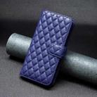 For iPhone 16 Pro Max Diamond Lattice Wallet Flip Leather Phone Case(Blue) - 2