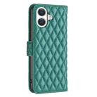For iPhone 17 Diamond Lattice Wallet Flip Leather Phone Case(Green) - 3