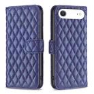 For iPhone 17 Air Diamond Lattice Wallet Flip Leather Phone Case(Blue) - 1
