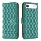 For iPhone 17 Air Diamond Lattice Wallet Flip Leather Phone Case(Green) - 1