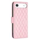 For iPhone 17 Air Diamond Lattice Wallet Flip Leather Phone Case(Pink) - 3