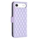 For iPhone 17 Air Diamond Lattice Wallet Flip Leather Phone Case(Purple) - 3