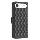 For iPhone 17 Air Diamond Lattice Wallet Flip Leather Phone Case(Black) - 3