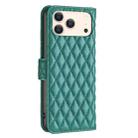 For iPhone 17 Pro Diamond Lattice Wallet Flip Leather Phone Case(Green) - 3