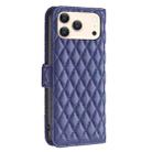 For iPhone 17 Pro Max Diamond Lattice Wallet Flip Leather Phone Case(Blue) - 3