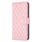 For iPhone 17 Pro Max Diamond Lattice Wallet Flip Leather Phone Case(Pink) - 2
