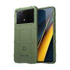 For Xiaomi Poco X6 Pro 5G Full Coverage Shockproof TPU Phone Case(Green) - 1