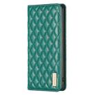For iPhone 17 Diamond Lattice Magnetic Leather Flip Phone Case(Green) - 2