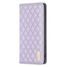 For iPhone 17 Diamond Lattice Magnetic Leather Flip Phone Case(Purple) - 2