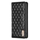 For iPhone 17 Diamond Lattice Magnetic Leather Flip Phone Case(Black) - 2