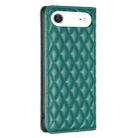 For iPhone 17 Air Diamond Lattice Magnetic Leather Flip Phone Case(Green) - 3