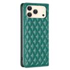 For iPhone 17 Pro Diamond Lattice Magnetic Leather Flip Phone Case(Green) - 3