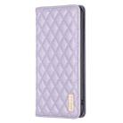 For iPhone 17 Pro Max Diamond Lattice Magnetic Leather Flip Phone Case(Purple) - 2