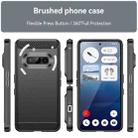 For Nothing Phone 3a Carbon Fiber Brushed Texture TPU Phone Case(Black) - 2