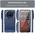For Nothing Phone 3a Pro Carbon Fiber Brushed Texture TPU Phone Case(Blue) - 2