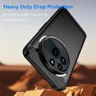 For Nothing Phone 3a Pro Carbon Fiber Brushed Texture TPU Phone Case(Black) - 3