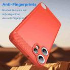 For Nothing CMF Phone 2 Pro Carbon Fiber Brushed Texture TPU Phone Case(Red) - 3