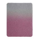 For iPad Pro 12.9 2022 / 2021 / 2020 Gradient Glitter Magnetic Split Leather Tablet Case(Rose Red) - 1